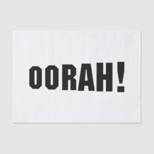 PAPIER MOUSSELINE OORAH !