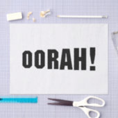 PAPIER MOUSSELINE OORAH ! (Artisanat)