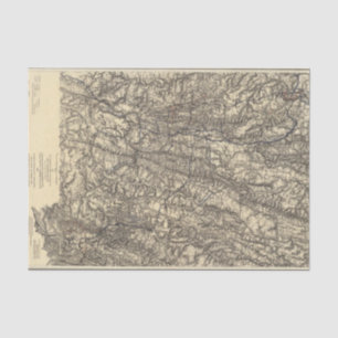Papier Mousseline Opérations militaires de la campagne d'Atlanta