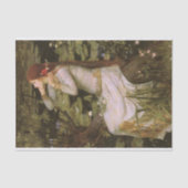 Papier Mousseline Ophelia par John William Waterhouse (Recto)