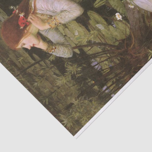 Papier Mousseline Ophelia par John William Waterhouse (Détail)