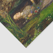 Papier Mousseline Ophélie, 1851 par John Everett Millais (Détail)
