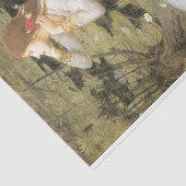 Papier Mousseline "Ophélie" de John William Waterhouse, 1894 (Détail)