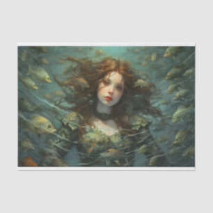 Papier Mousseline Ophélie s'enfonce avec le poisson