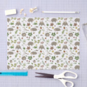 Papier Mousseline Opossum dans un champ de Berry en blanc (Artisanat)