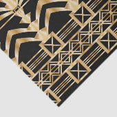 Papier Mousseline Or, art déco, nouveau, noir, cru, motif, chic (Détail)