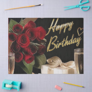 Papier Mousseline Or Confettis dorés Champagne Luxe | Élégant C