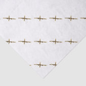 Papier Mousseline Or croisé de Jésus-Christ horizontal (Détail)