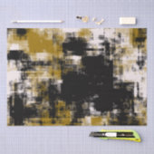 Papier Mousseline Or noir et blanc (Artisanat)