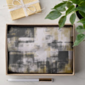 Papier Mousseline Or noir et blanc (Cadeau)