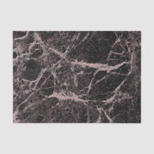 Papier Mousseline Or noir et rose Paillettes Marbre Glam Tendance
