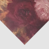 Papier Mousseline Or rose opulent bordeaux et roux (Détail)