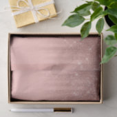 Papier Mousseline Or rose rose glamour Parties scintillant rayé (Cadeau)