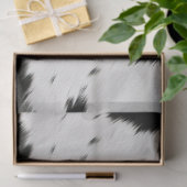 Papier Mousseline Or Turquoise, Blanc Noir (Cadeau)