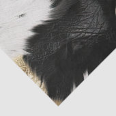 Papier Mousseline Or Turquoise, Blanc Noir (Détail)