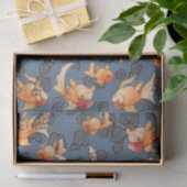 Papier Mousseline Oranda Goldfish (Cadeau)