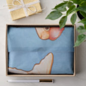 Papier Mousseline Oranda Goldfish (Cadeau)