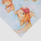 Papier Mousseline Oranda Goldfish (Détail)