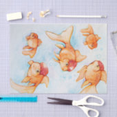 Papier Mousseline Oranda Goldfish (Artisanat)