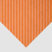 Papier Mousseline Orange And Pale Orange Stipes (Détail)