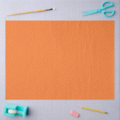 Papier Mousseline Orange And Pale Orange Stipes (Artisanat)