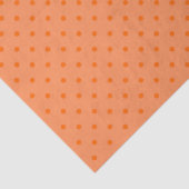 Papier Mousseline Orange Clair Avec Des Points Orange (Détail)