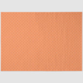 Papier Mousseline Orange Clair Avec Des Points Orange (Recto)