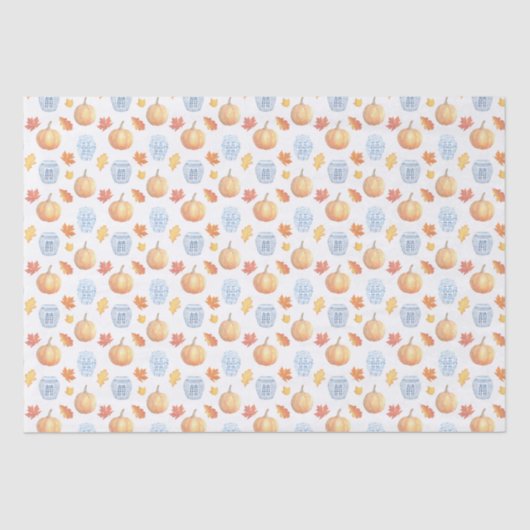 Papier Mousseline Orange Classique Et Bleu, Feuilles Automatiques Av (Recto)