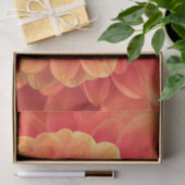 Papier Mousseline Orange Dahlia (Cadeau)