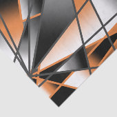 Papier Mousseline Orange dégradé couleur remplissage conception méca (Détail)