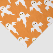 Papier Mousseline Orange d'Halloween fantôme (Détail)