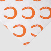 Papier Mousseline Orange Horseshoe Silhouette Chevaux modernes Grang (Détail)