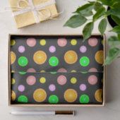 Papier Mousseline Orange lemon lime grapefruit summer party pattern (Cadeau)