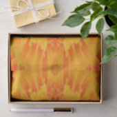 Papier Mousseline Orange Marigold Mandala (Cadeau)