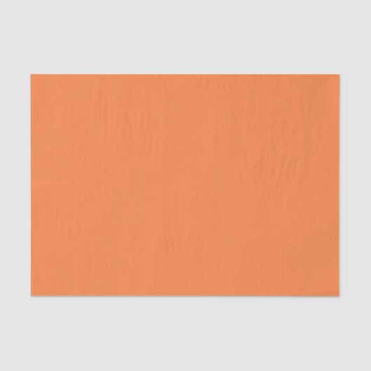 Papier Mousseline Orange Peel couleur solide (Recto)