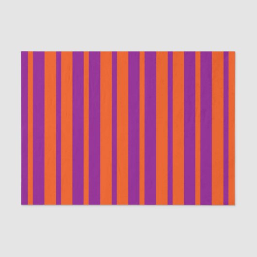 Papier Mousseline Orange Purple Stylish Stripes Pattern Design (Recto)