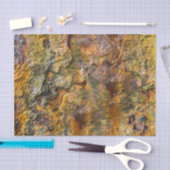 Papier Mousseline Orange rouillé texture abstraite (Artisanat)