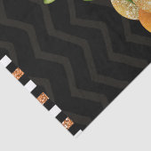 Papier Mousseline Orange Sparkle Citrouille Halloween fête d'anniver (Détail)