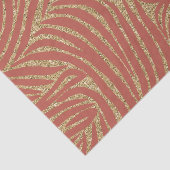 Papier Mousseline Orange Spice Gold Parties scintillant Zebra Annive (Détail)
