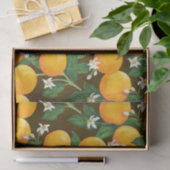 Papier Mousseline Oranges (Cadeau)