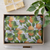 Papier Mousseline Oranges Agrumes Fruit Floral (Cadeau)
