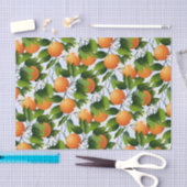 Papier Mousseline Oranges Agrumes Fruit Floral (Artisanat)