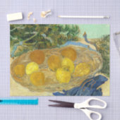 Papier Mousseline Oranges et citrons avec gants bleus de Van Gogh (Artisanat)