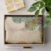 Papier Mousseline Oranges et citrons avec gants bleus, Van Gogh (Cadeau)