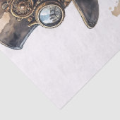 Papier Mousseline Orangutan Steampunk Watercolor Art (Détail)