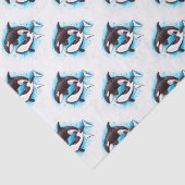 Papier Mousseline orca (Détail)
