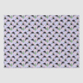Papier Mousseline Orca Whale Tissue Paper in Purple (Recto)