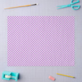 Papier Mousseline Orchidée Violet Gingham Rétro (Artisanat)