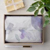 Papier Mousseline Orchidée violette (Cadeau)