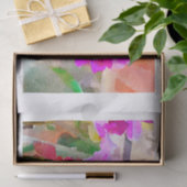 Papier Mousseline Orchidées d'aquarelle (Cadeau)